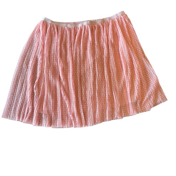 Ava & Viv Speechless Pink Swiss Dot Tulle Overlay Skirt Excellent Pre-Owned - Picture 2 of 8